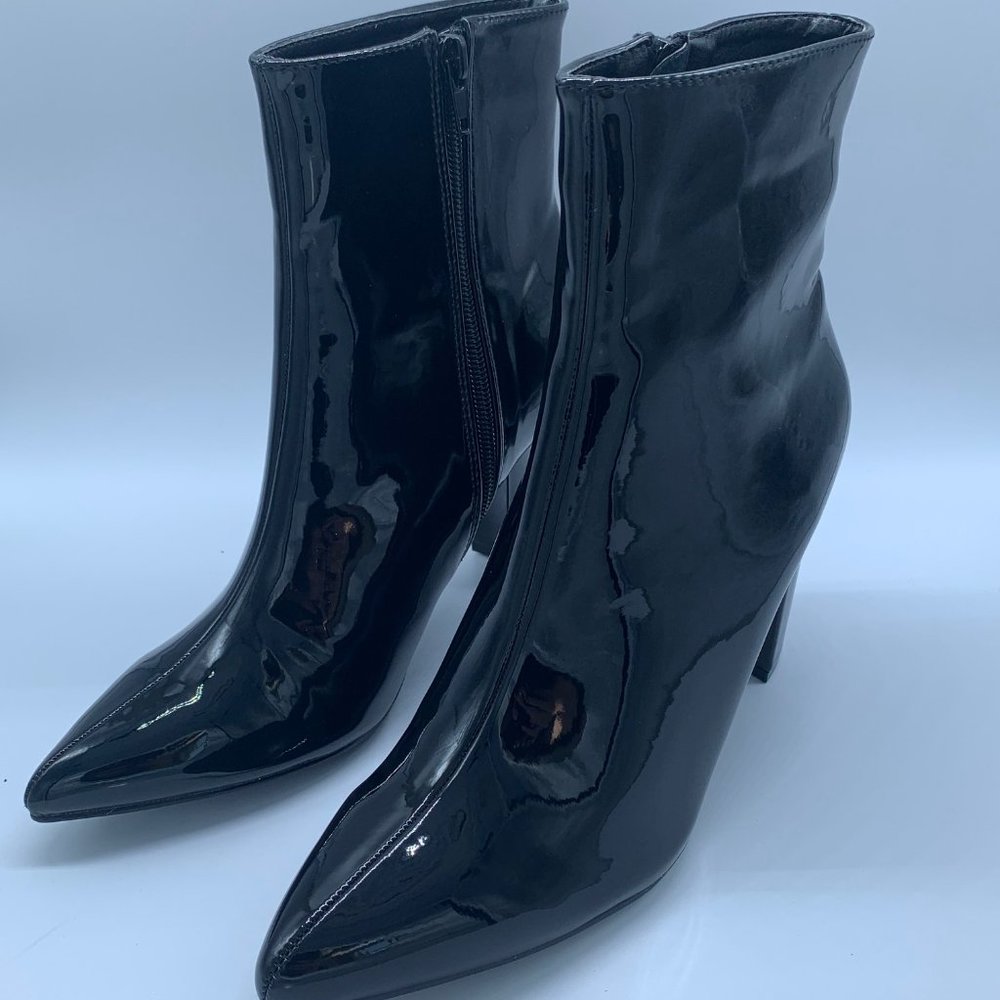 Allegra K Women's Chunky Heel Ankle Boot